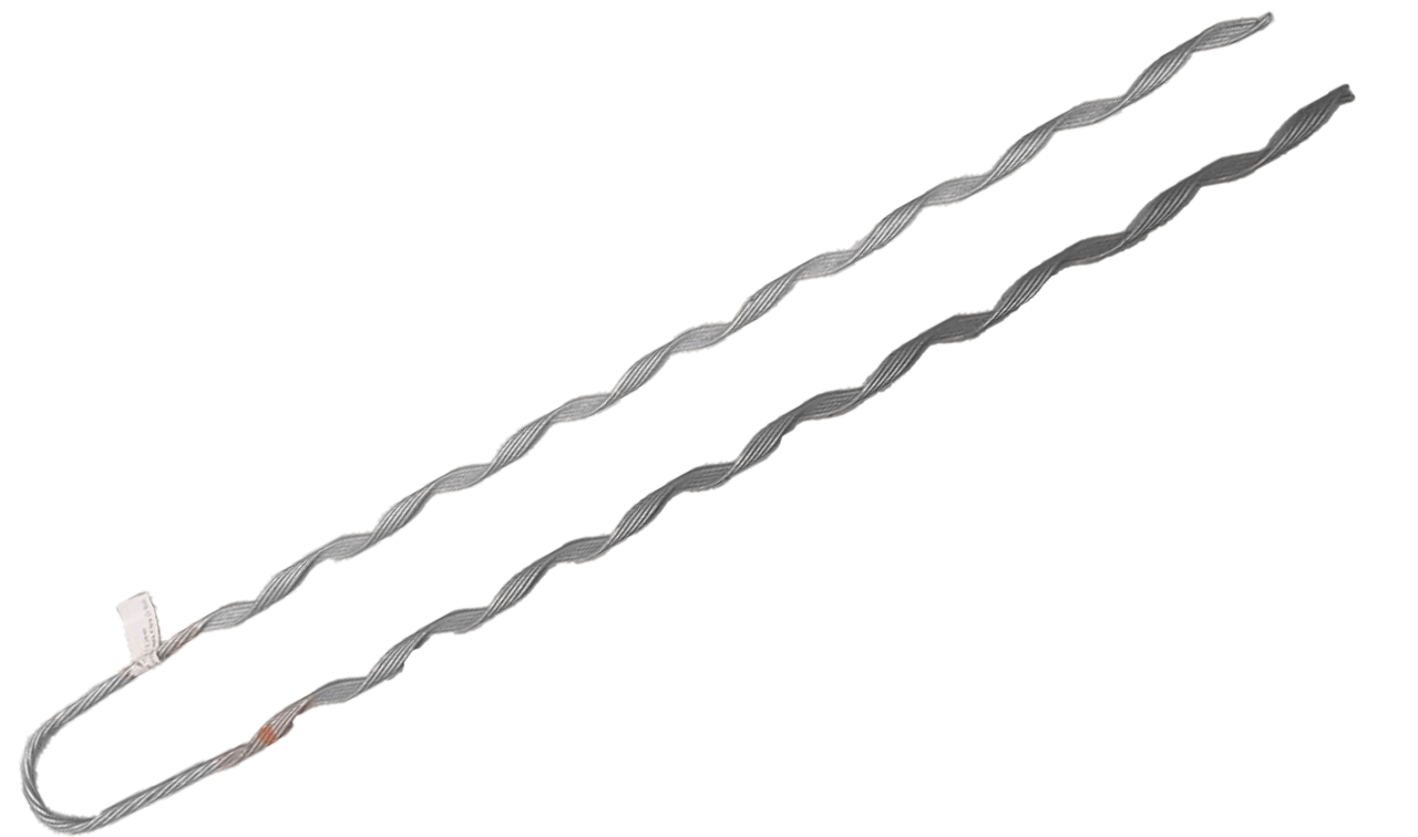 Remate Preformado de 11.2-12.2mm Acero Revestido de Aluminio para Fibra Óptica