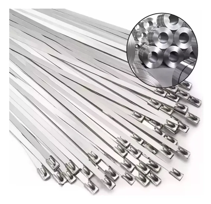 Cincho de Acero Inoxidable 200 mm x 4.3 mm