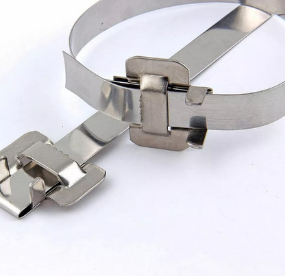 Hebilla de Acero Inoxidable 201 de 5/8" (100 Piezas)