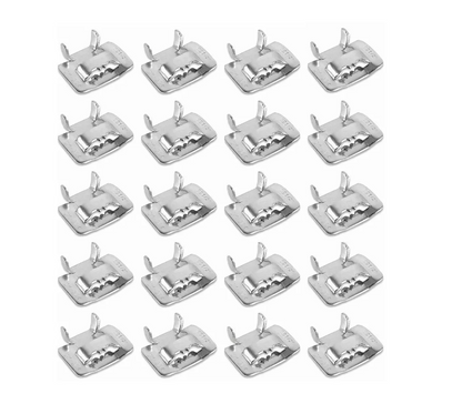 Hebilla de Acero Inoxidable 201 de 5/8" (100 Piezas)