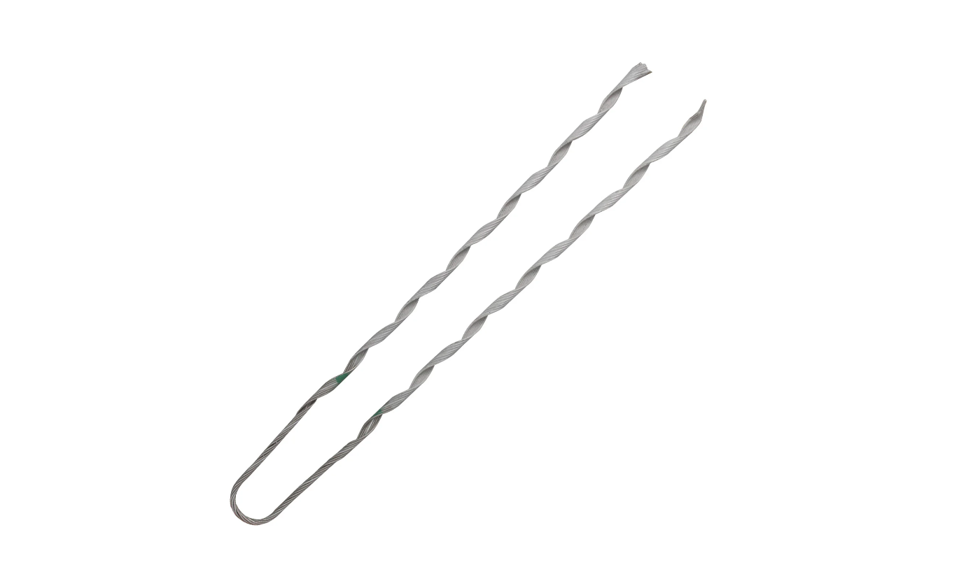 Remate Preformado de Recto de 1/8" Acero de Galvanizado por Inmersión en Caliente para Fibra optica