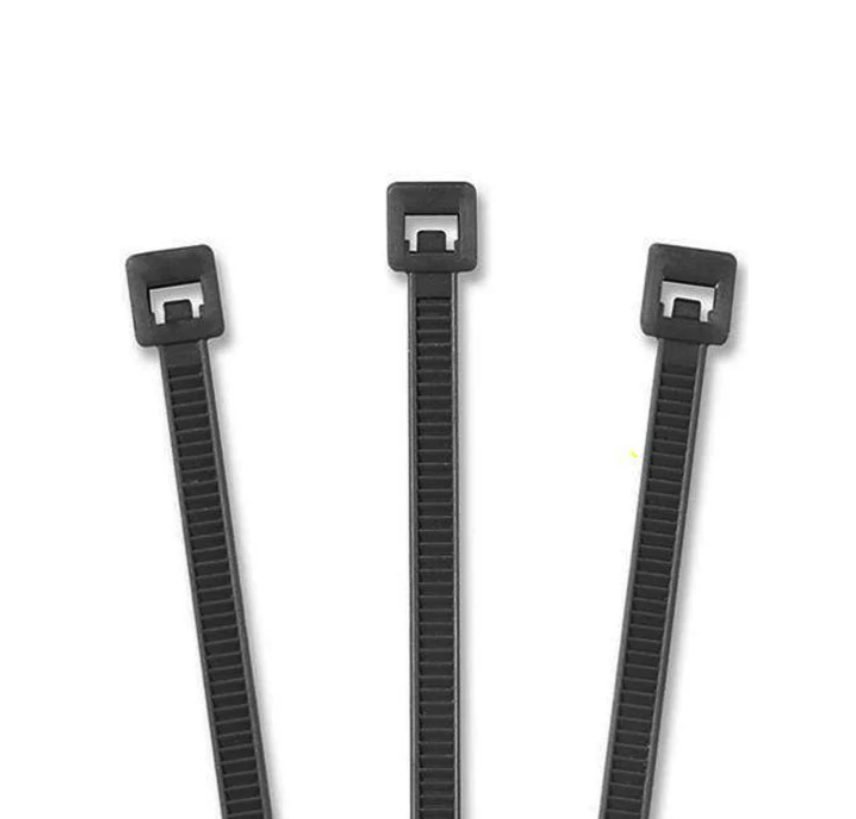 Cincho tipo panduit lengüeta metálica de 14.9”x 4.5 mm Negro