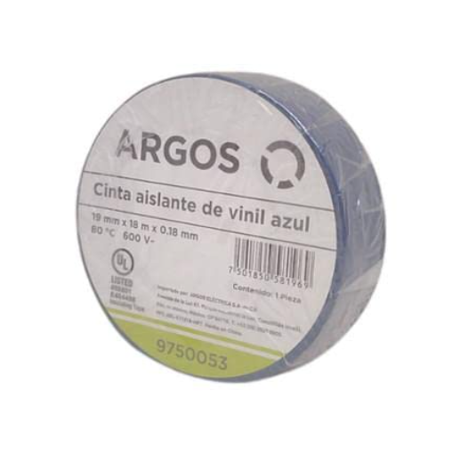 Cinta Aislante Eléctrica Negra De PVC Argos 9750050