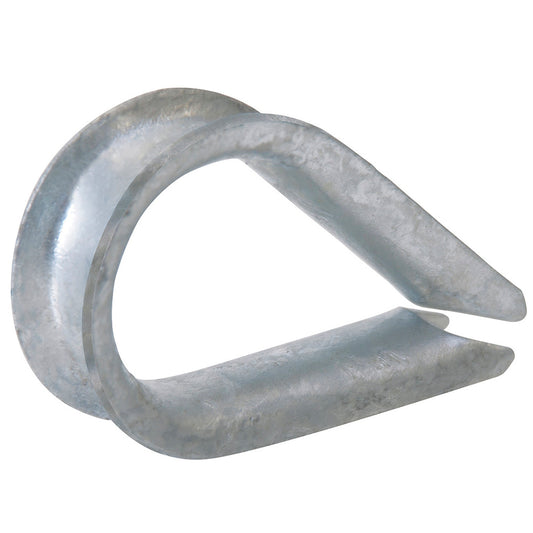 Guardacabo 3/8" Acero de Galvanizado por Inmersión en Caliente para Fibra optica