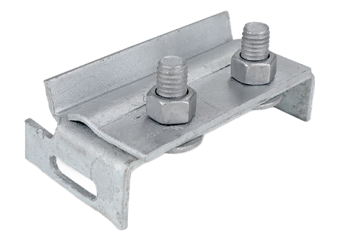 Herraje de Suspensión Tipo Tangente Sencillo un Fleje para Fibra optica