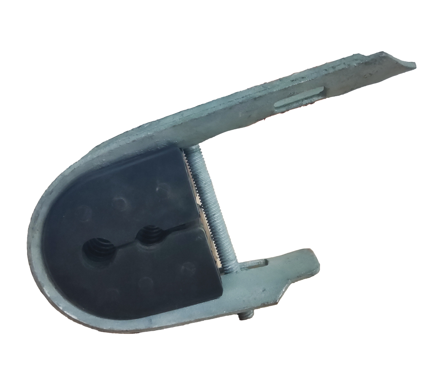 Herraje Tipo J-Grande Doble Barrenos de Acero Galvanizada por Inmersión en Caliente para Fibra optica(8-12 mm&12-17 mm)