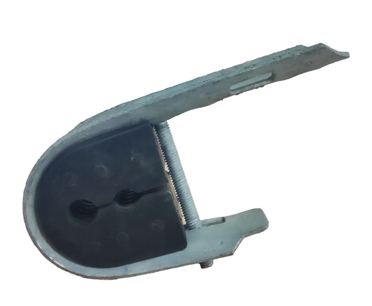 Herraje Tipo J-Grande Doble Barrenos de Acero Galvanizada por Inmersión en Caliente para Fibra optica(8-12 mm&12-17 mm)